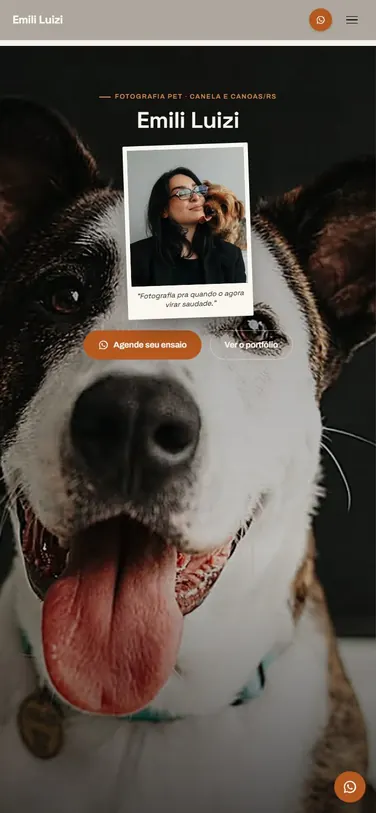 Emili Luizi no celular