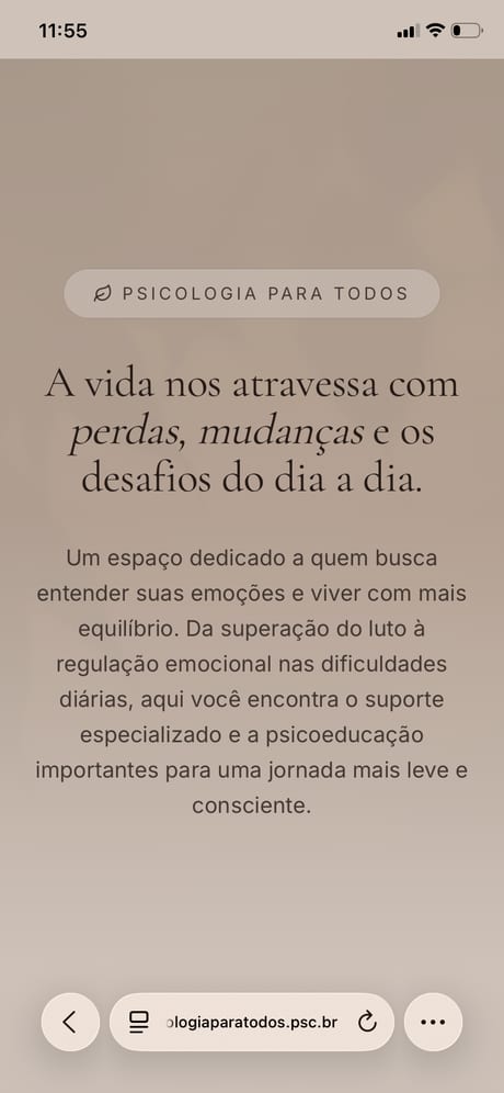 Psicologia Pra Todos no celular